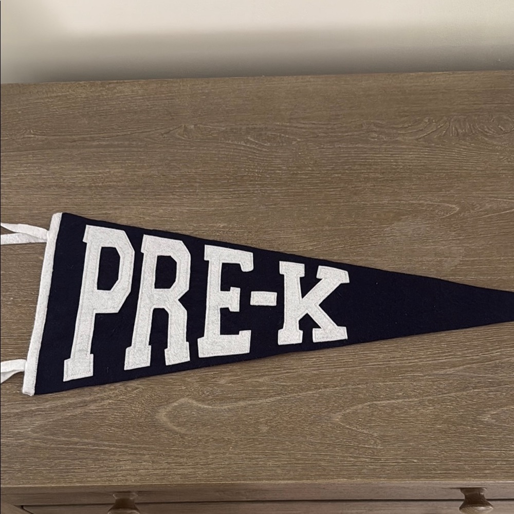 The Beaufort Bonnet Company Navy and White Back to School Pennant